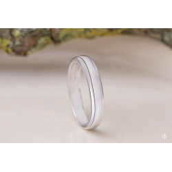 Alliance homme Horizon - or blanc