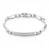 Bracelet Identité en Argent